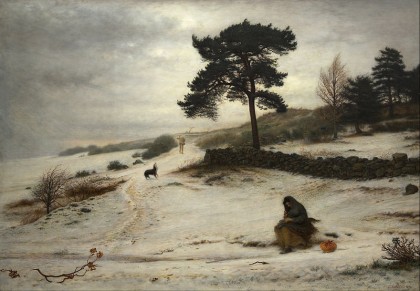 Blow, Blow, Thy Winter Wind, by John Everett Millais
